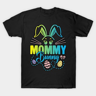 Mommy Bunny Easter Bunny Egg Hunting Happy Easter Day T-Shirt